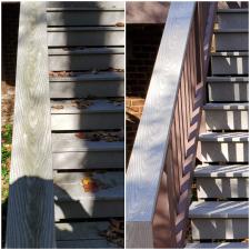 Deck Stairs and Railing Washed in Williamsburg, VA 0